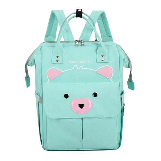 Hide blue Multi function mommy diaper bag backpack