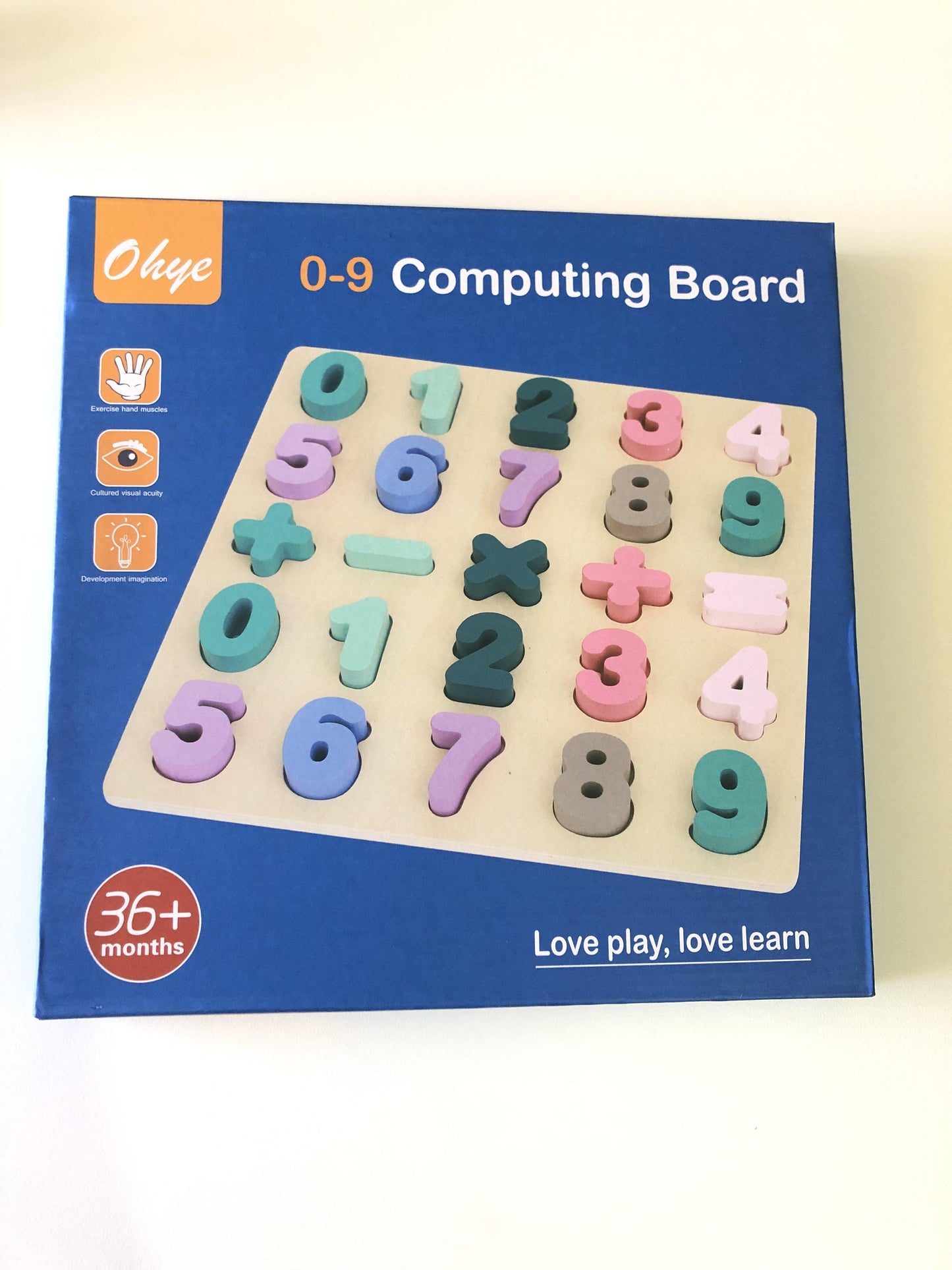 Woooden Number Digits Puzzle Board Toy, Educational And Learning Toy | Adorbs Online