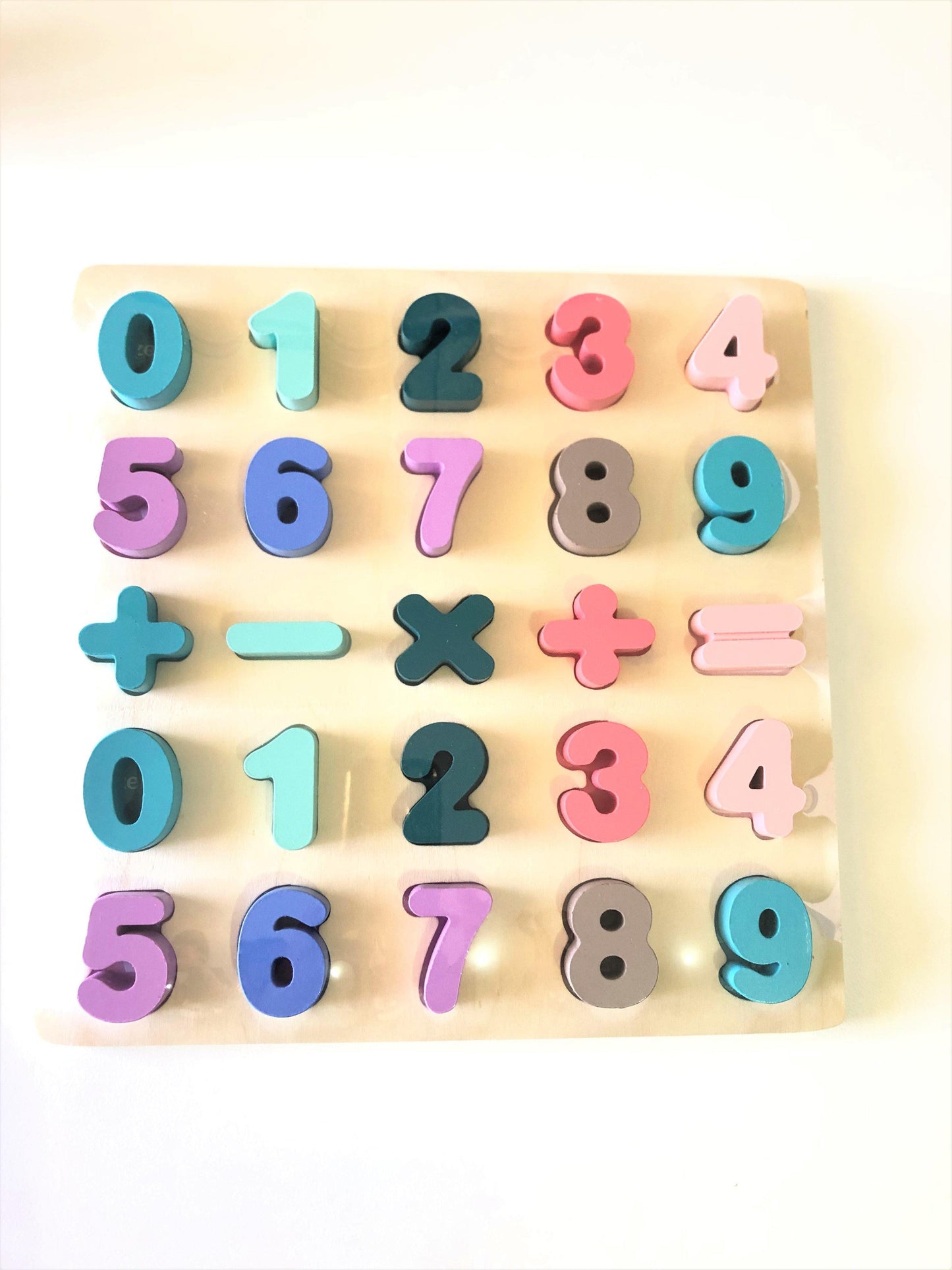 Woooden Number Digits Puzzle Board Toy, Educational And Learning Toy | Adorbs Online