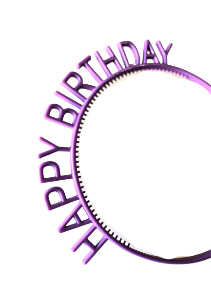 Birthday Girl Headband Headwear Yellow, Purple, Pink| Adorbs Online